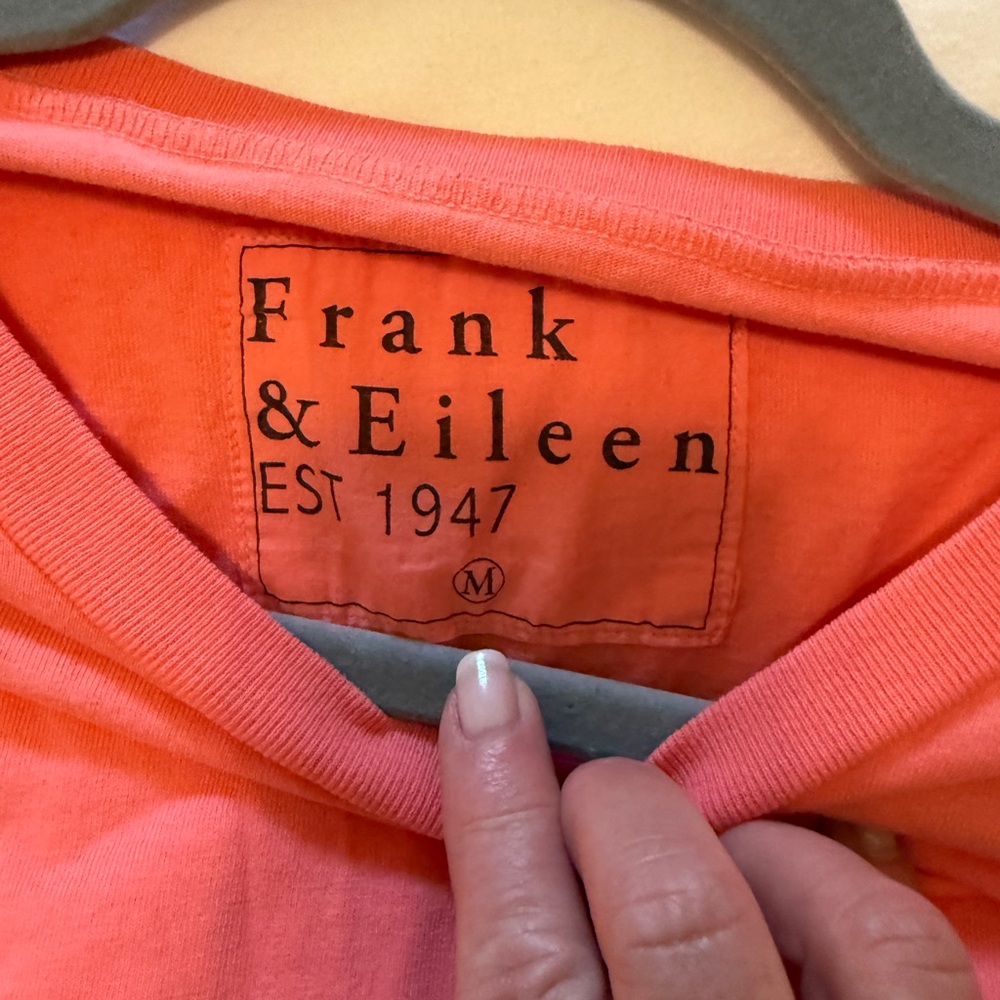 Frank & Eileen Vibrant Coral Tee